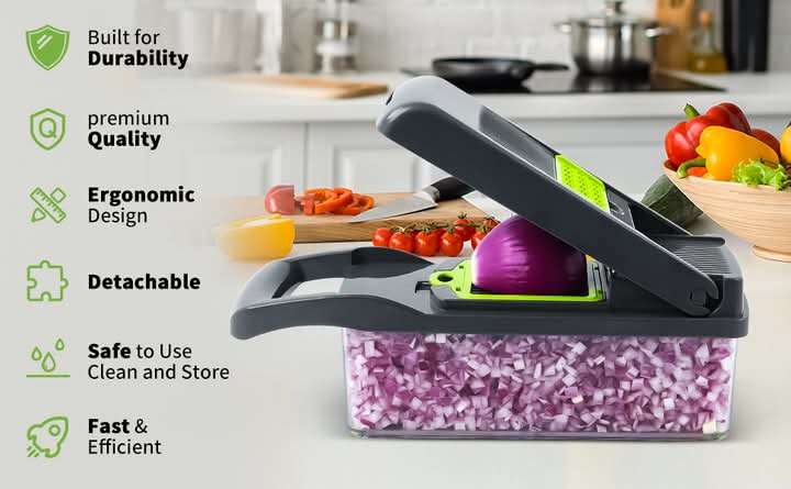 FRUIT & VEGETABLE'S CHOPPER (Bahrain Delivery Same Day)