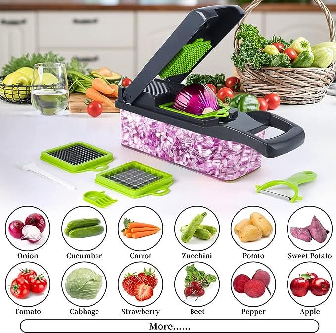FRUIT & VEGETABLE'S CHOPPER (Bahrain Delivery Same Day)
