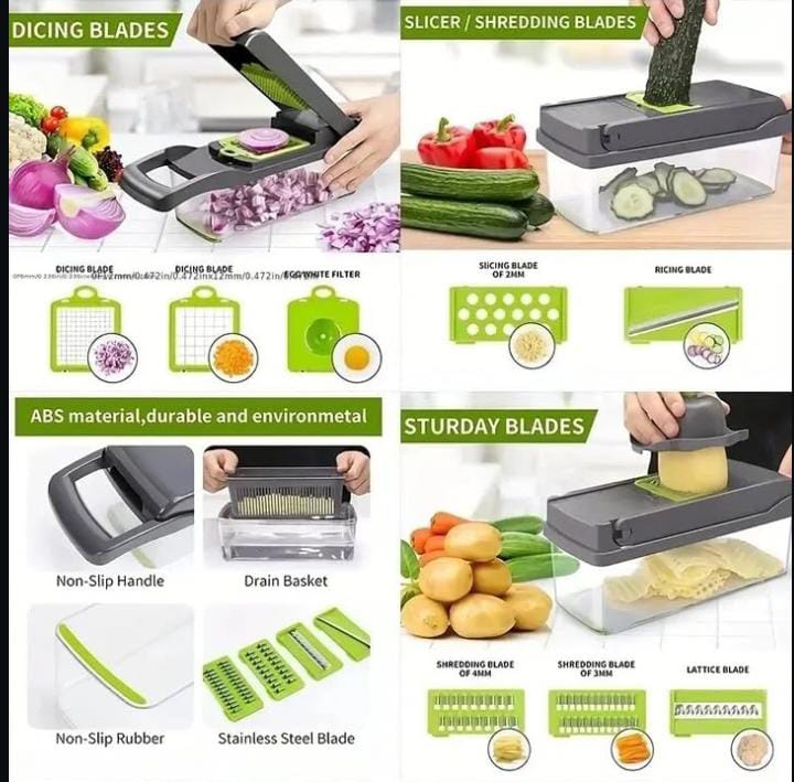 FRUIT & VEGETABLE'S CHOPPER (Bahrain Delivery Same Day)