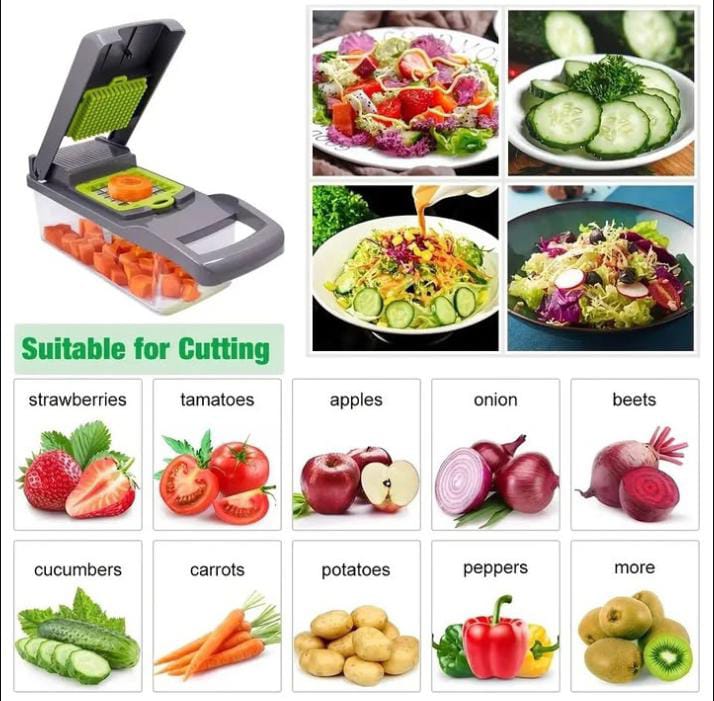 FRUIT & VEGETABLE'S CHOPPER (Bahrain Delivery Same Day)